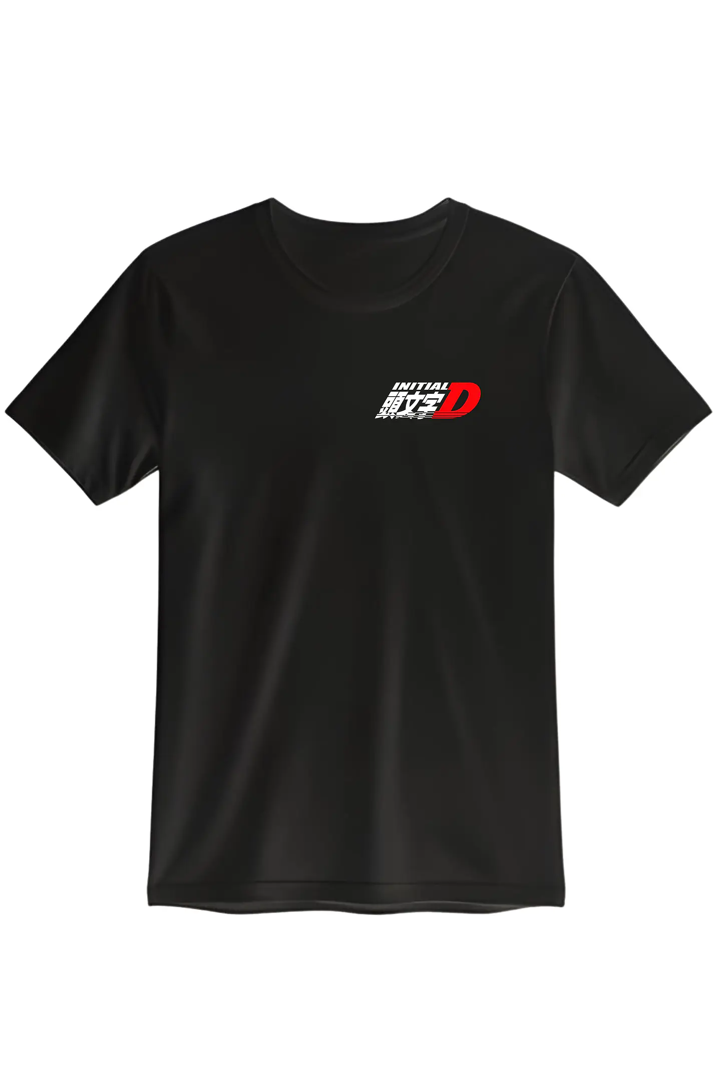 POLERA INITIAL D NEGRO - CLASSIC UNISEX 2