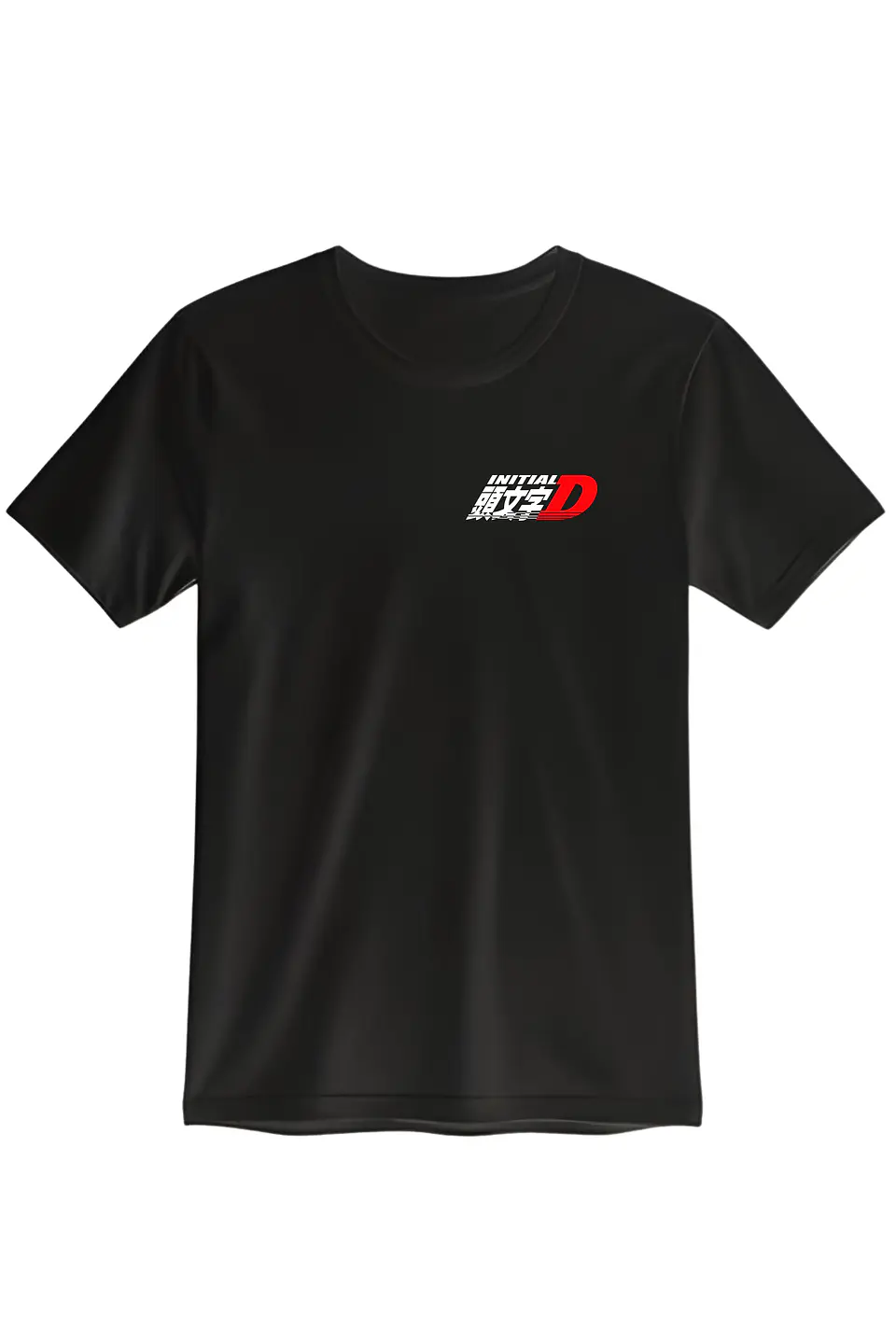 POLERA INITIAL D NEGRO - CLASSIC UNISEX 2