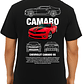 POLERA CAMARO NEGRO - CLASSIC UNISEX - Miniatura 3