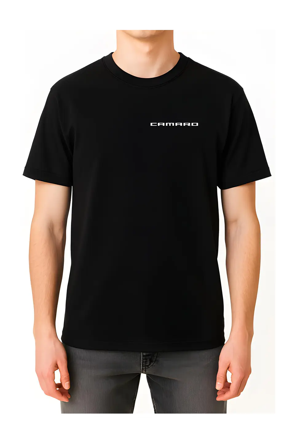 POLERA CAMARO NEGRO - CLASSIC UNISEX 4