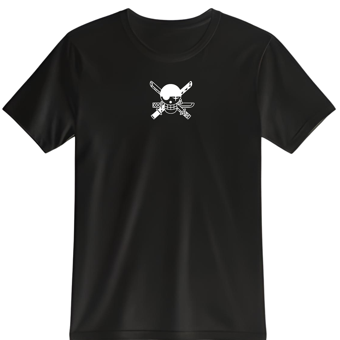 POLERA ZORO NEGRO - BLANCO CLASSIC UNISEX 4