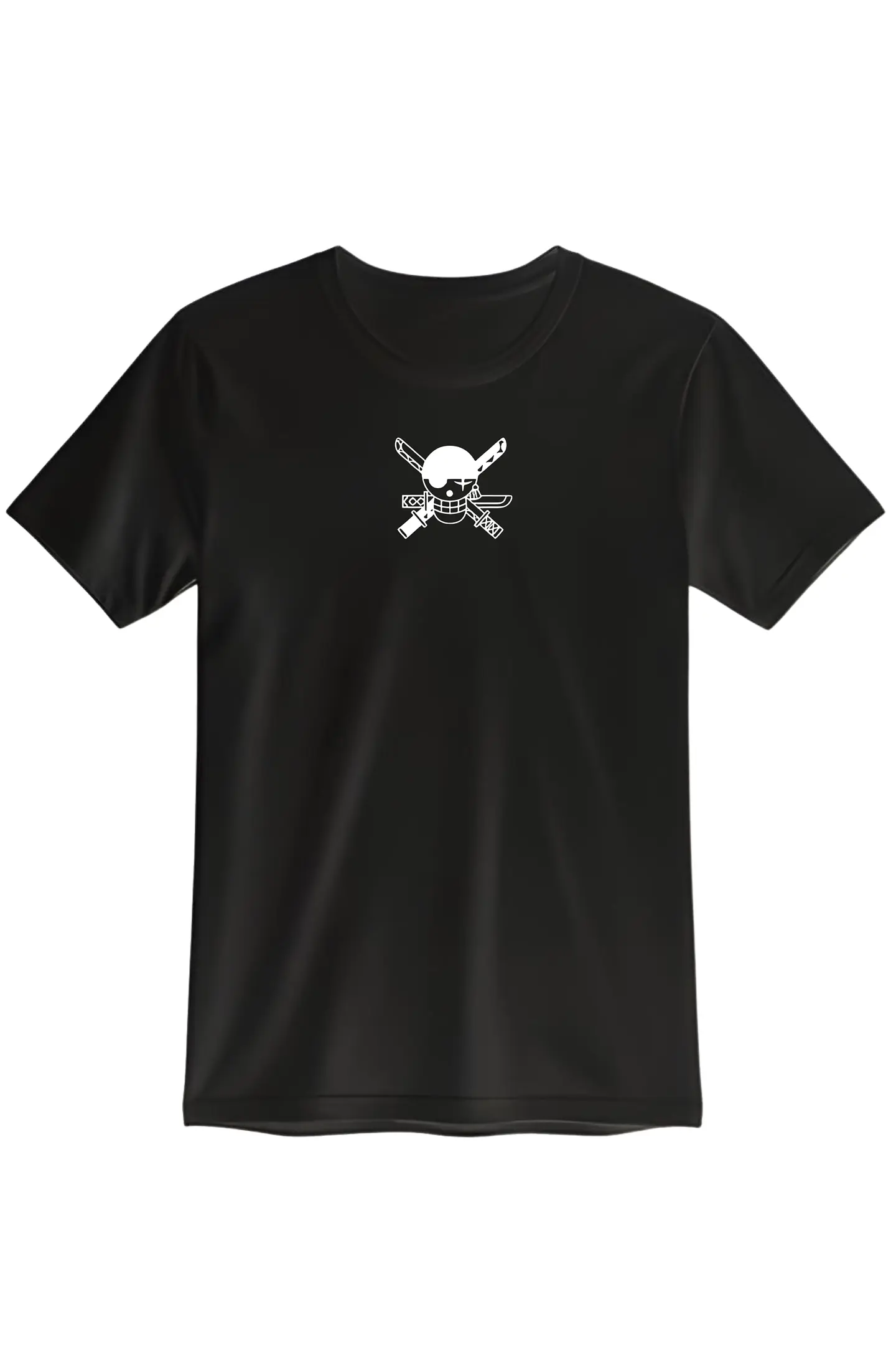 POLERA ZORO NEGRO - BLANCO CLASSIC UNISEX 4