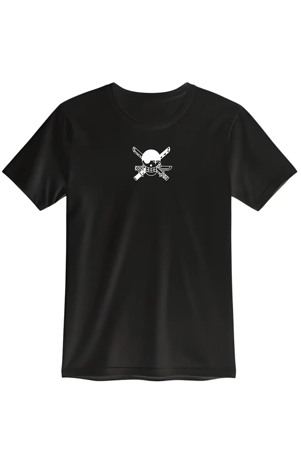 POLERA ZORO NEGRO - BLANCO CLASSIC UNISEX 4
