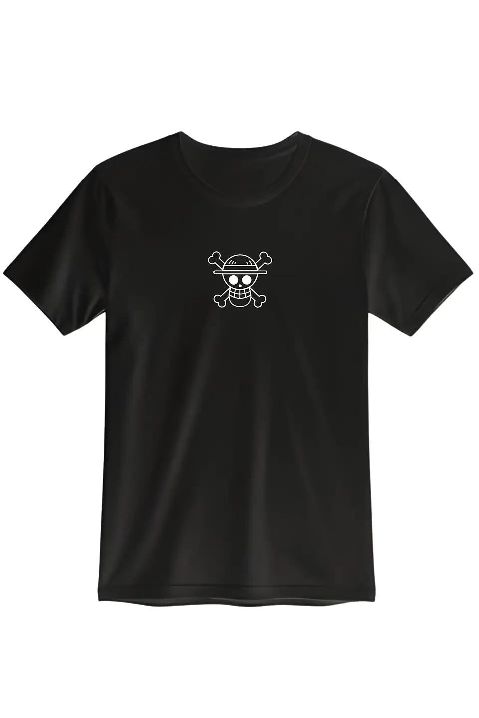 POLERA LUFFY NEGRO - BLANCO CLASSIC UNISEX 3