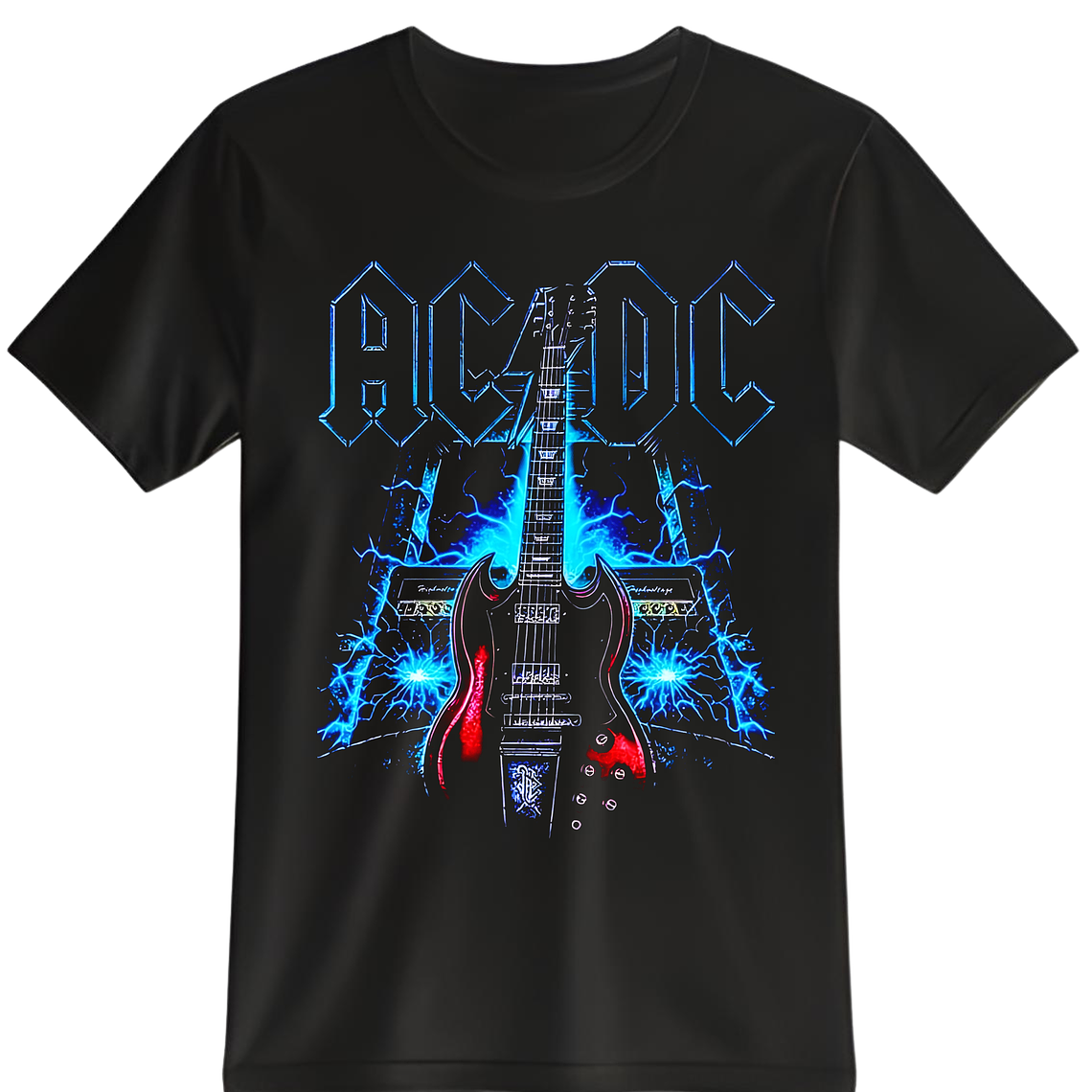 POLERA AC/DC NEGRO - CLASSIC UNISEX 1