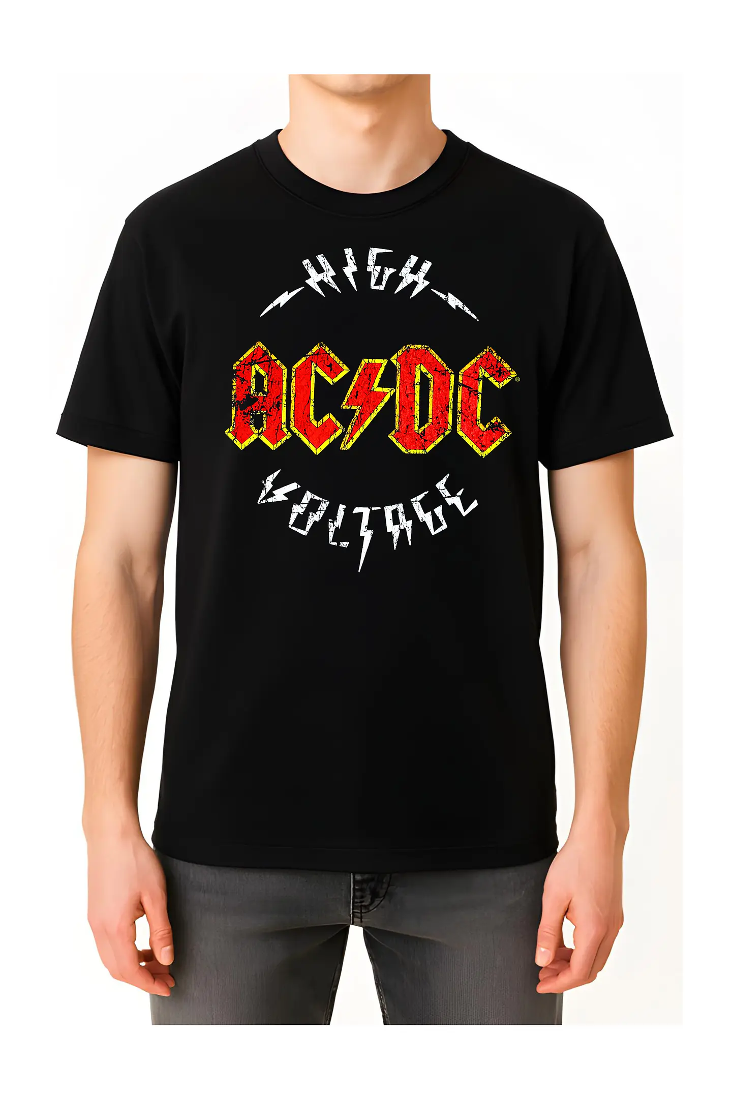 POLERA AC/DC NEGRO - CLASSIC UNISEX 2