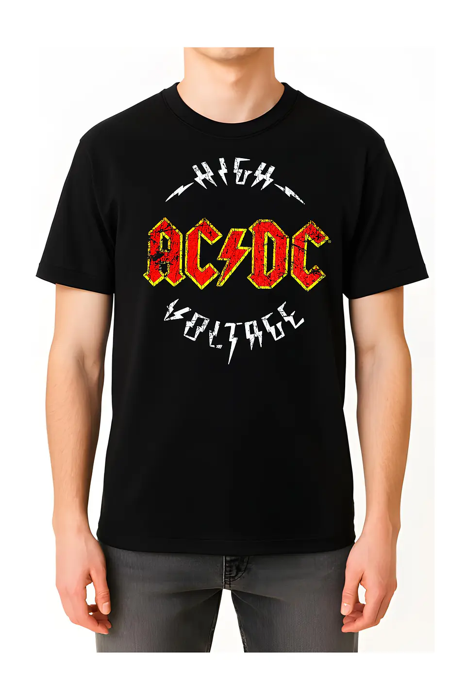 POLERA AC/DC NEGRO - CLASSIC UNISEX 2