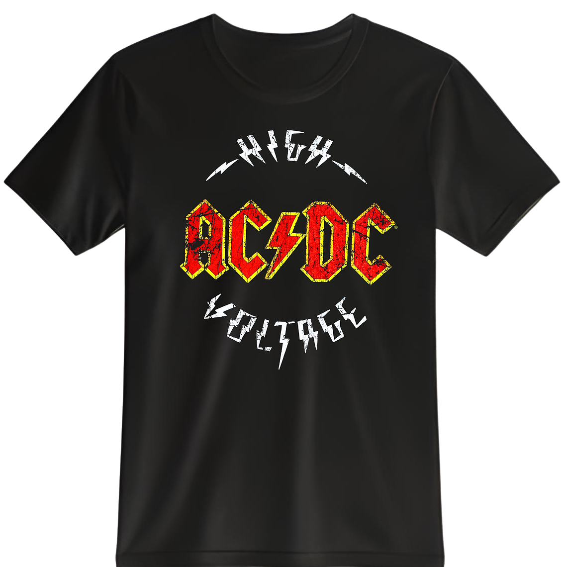 POLERA AC/DC NEGRO - CLASSIC UNISEX 1