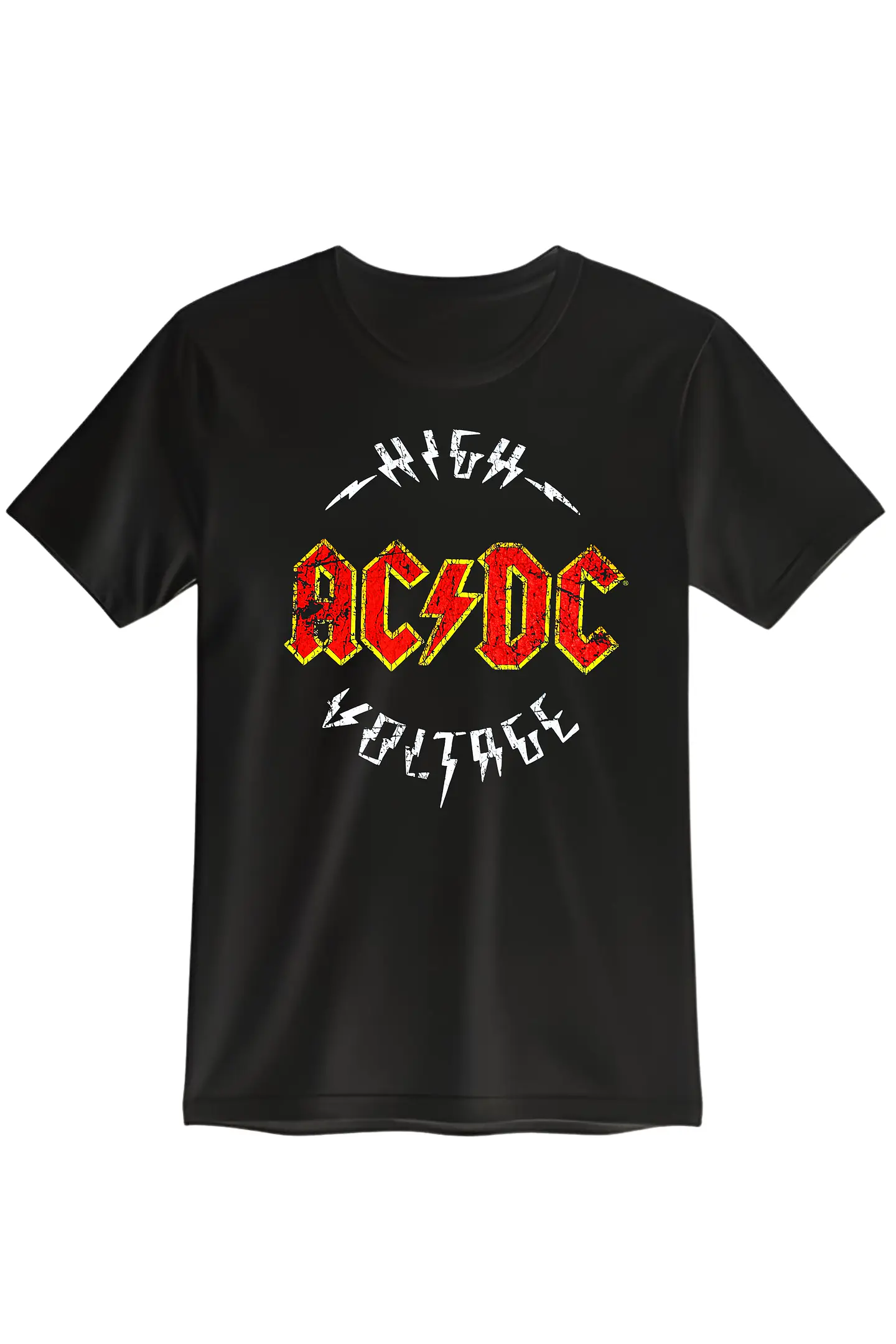 POLERA AC/DC NEGRO - CLASSIC UNISEX 1