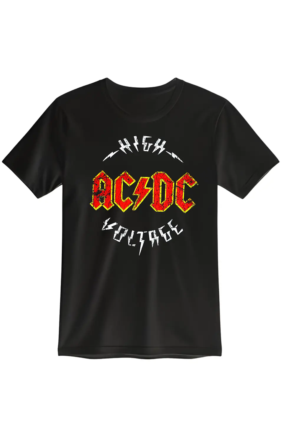 POLERA AC/DC NEGRO - CLASSIC UNISEX 1