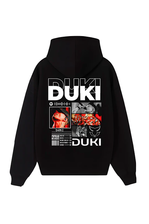 POLERÓN DUKI ESTAMPADO - NEGRO
