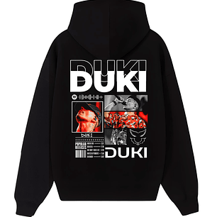 POLERÓN DUKI ESTAMPADO - NEGRO