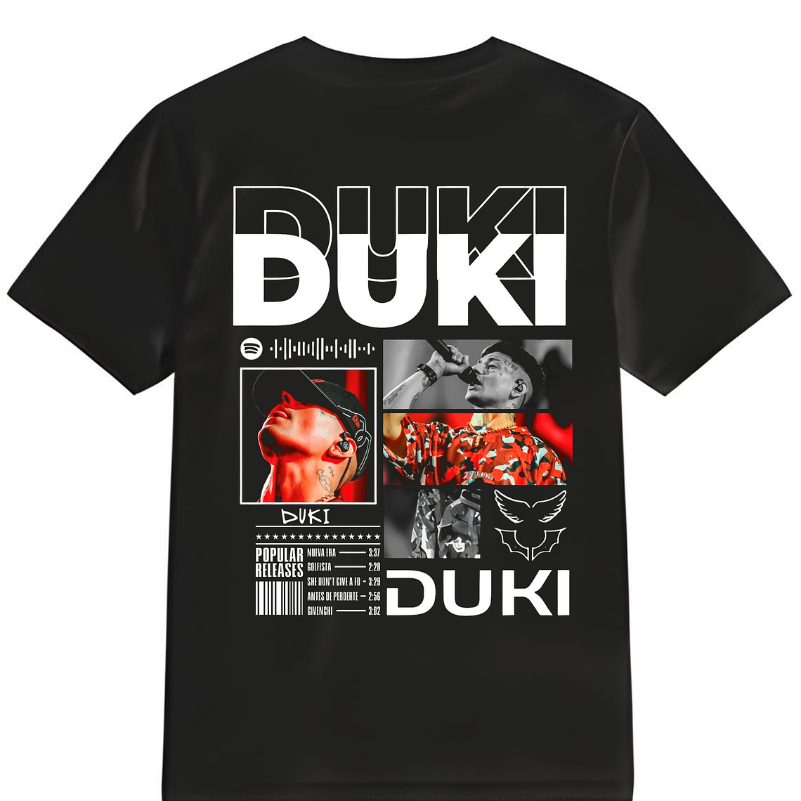 POLERA DUKI NEGRO - CLASSIC UNISEX 1