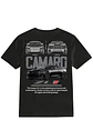 POLERA CAMARO ZL1 NEGRO - BLANCO CLASSIC UNISEX - Miniatura 1