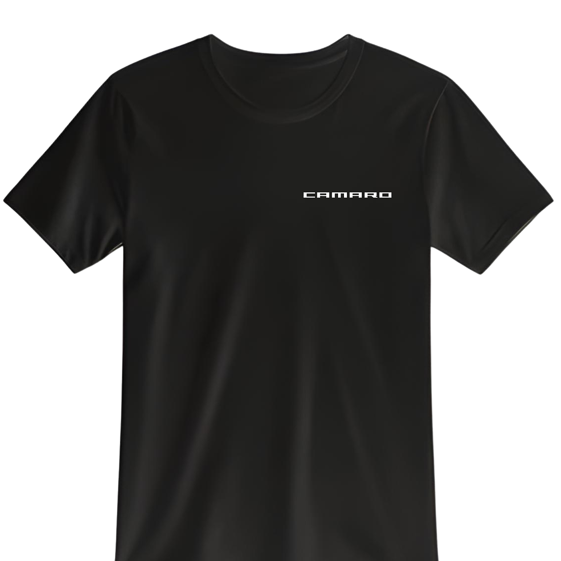 POLERA CAMARO ZL1 NEGRO - BLANCO CLASSIC UNISEX 3