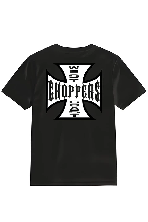 POLERA PAUL WALKER - WEST COAST CHOPPERS NEGRO - BLANCO UNISEX
