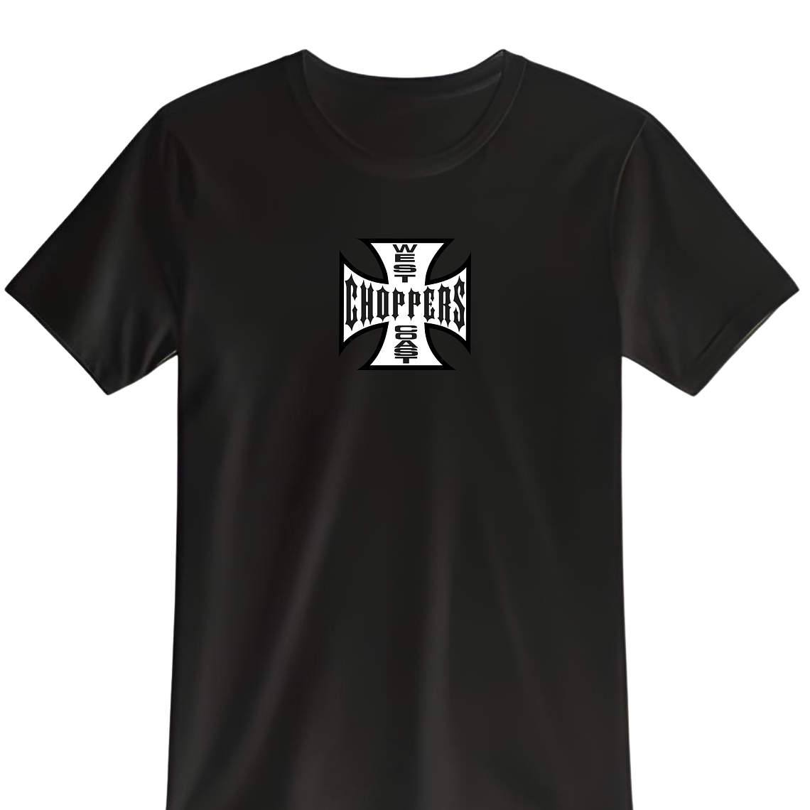 POLERA PAUL WALKER - WEST COAST CHOPPERS NEGRO - BLANCO CLASSIC UNISEX 4