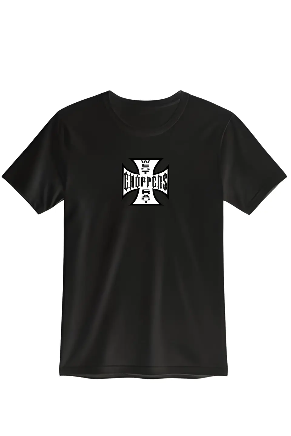 POLERA PAUL WALKER - WEST COAST CHOPPERS NEGRO - BLANCO UNISEX 4