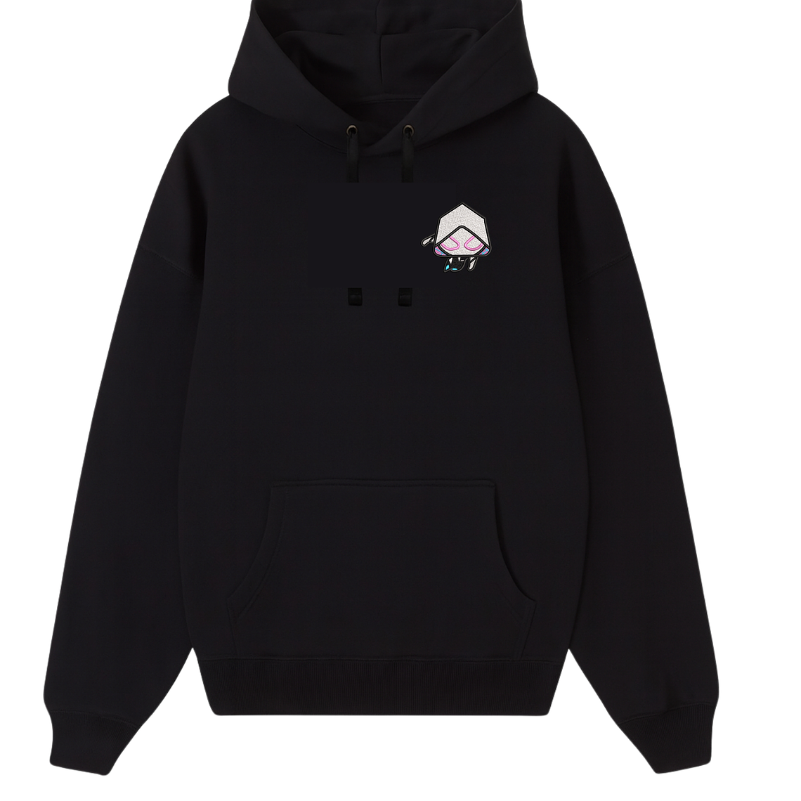 POLERÓN BORDADO SPIDERG BÁSICO - NEGRO 1