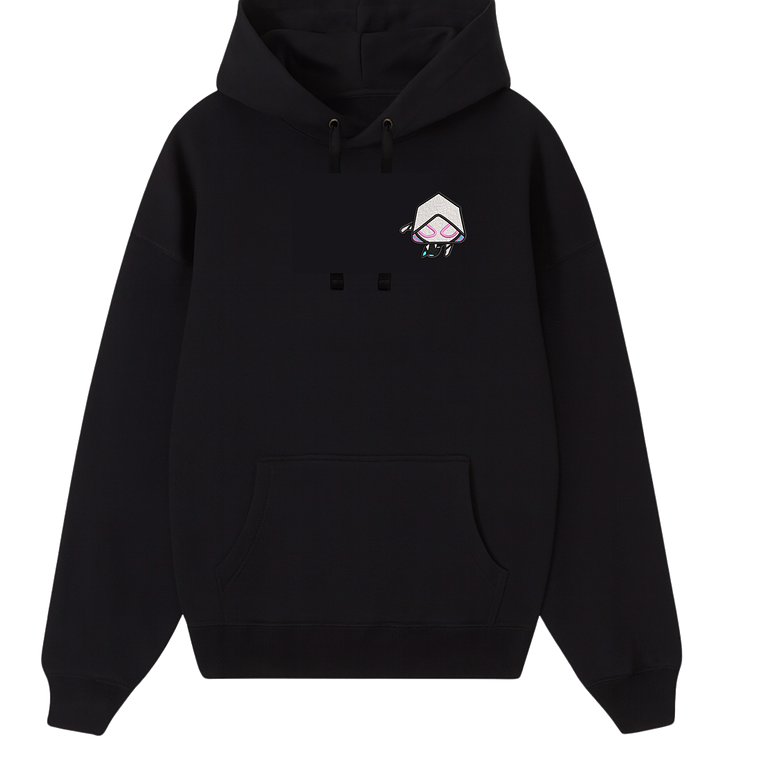 POLERÓN BORDADO SPIDERG BÁSICO - NEGRO 1