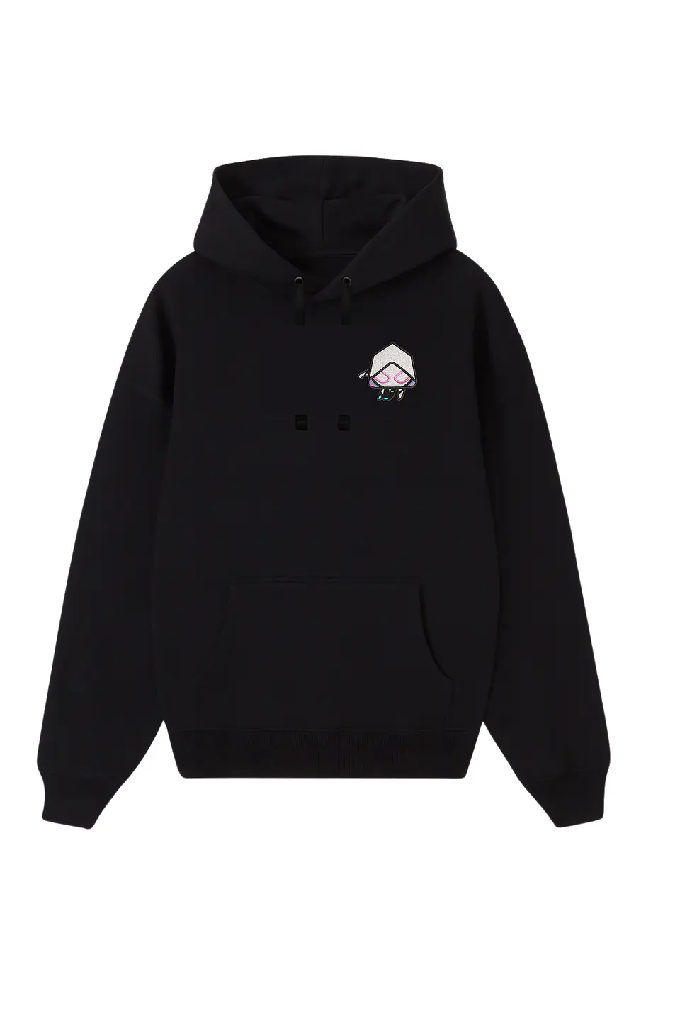 POLERÓN BORDADO SPIDERG BÁSICO - NEGRO 1