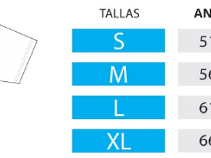 Guía de tallas Poleras Premium