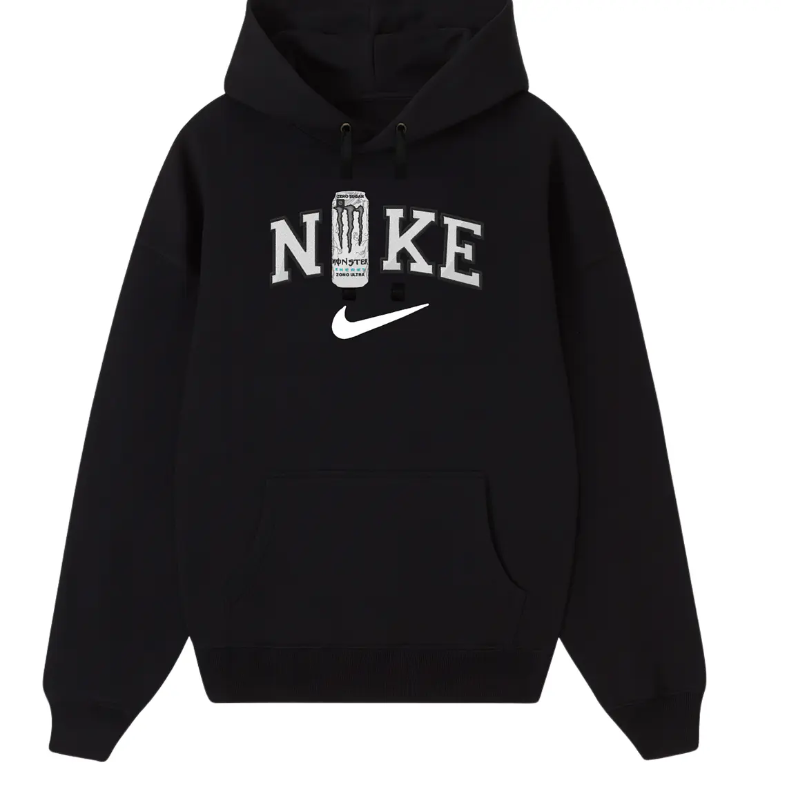 POLERÓN BORDADO GYM - NEGRO 1