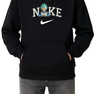 POLERÓN BORDADO SAIYAN - NEGRO