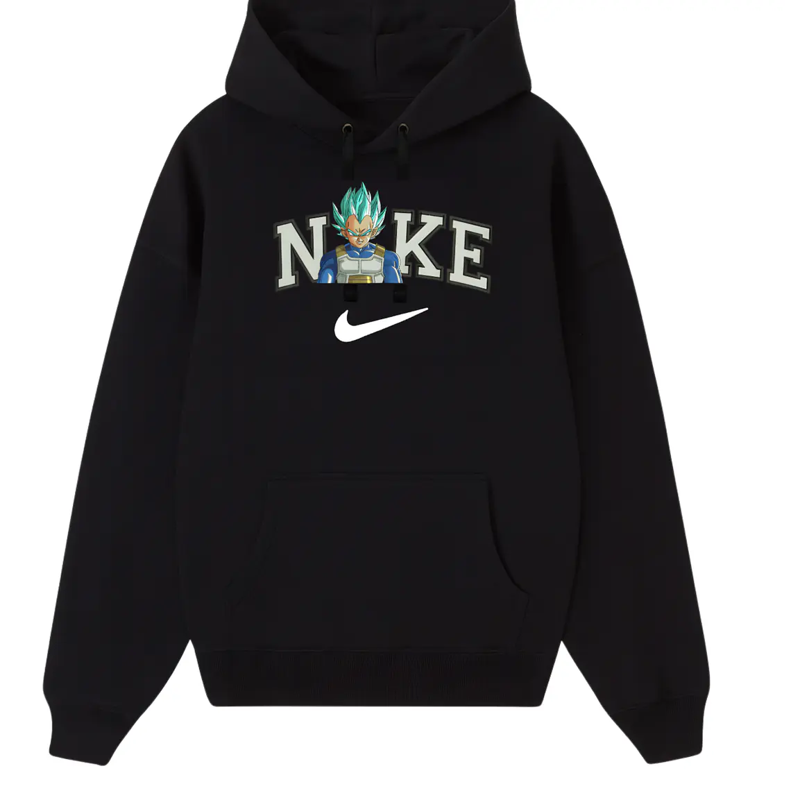 POLERÓN BORDADO SAIYAN - NEGRO 1