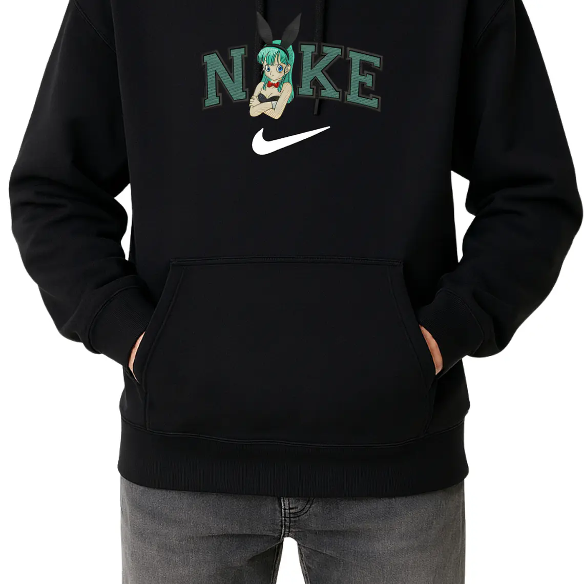 POLERÓN BORDADO BULM - NEGRO 2