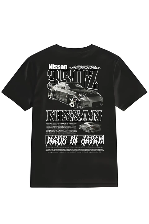 POLERA 350Z NEGRO CLASSIC UNISEX
