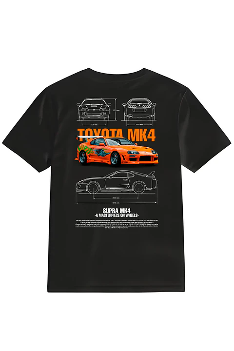 POLERA MK4 NEGRO - BLANCO CLASSIC UNISEX