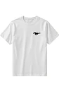 POLERA MUSTANG NEGRO - BLANCO CLASSIC UNISEX - Miniatura 4