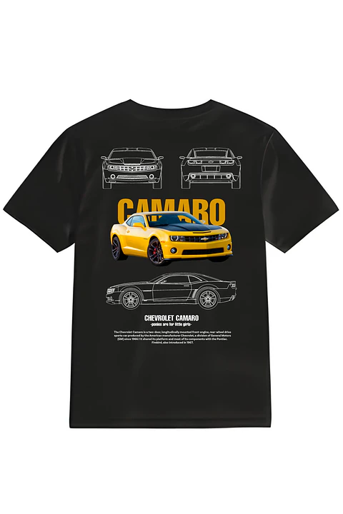 POLERA CAR AMARILLO NEGRO - BLANCO CLASSIC UNISEX