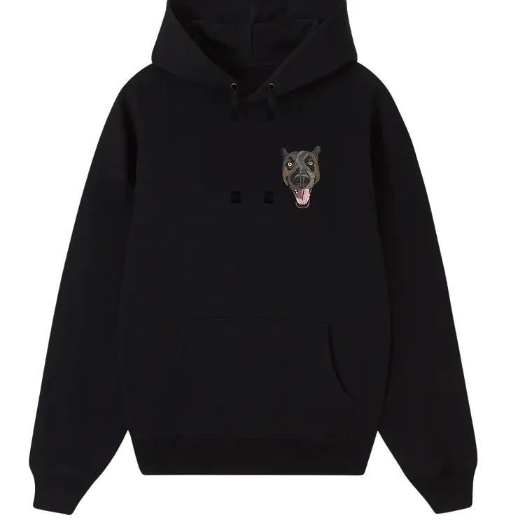 Hoodie Personalizado · Retrato de Mascota Bordado 4