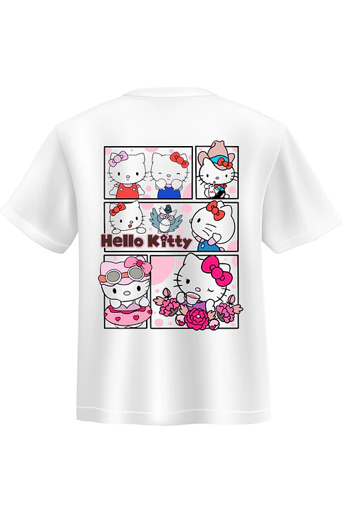 POLERA KITTY - BLANCO CLASSIC UNISEX