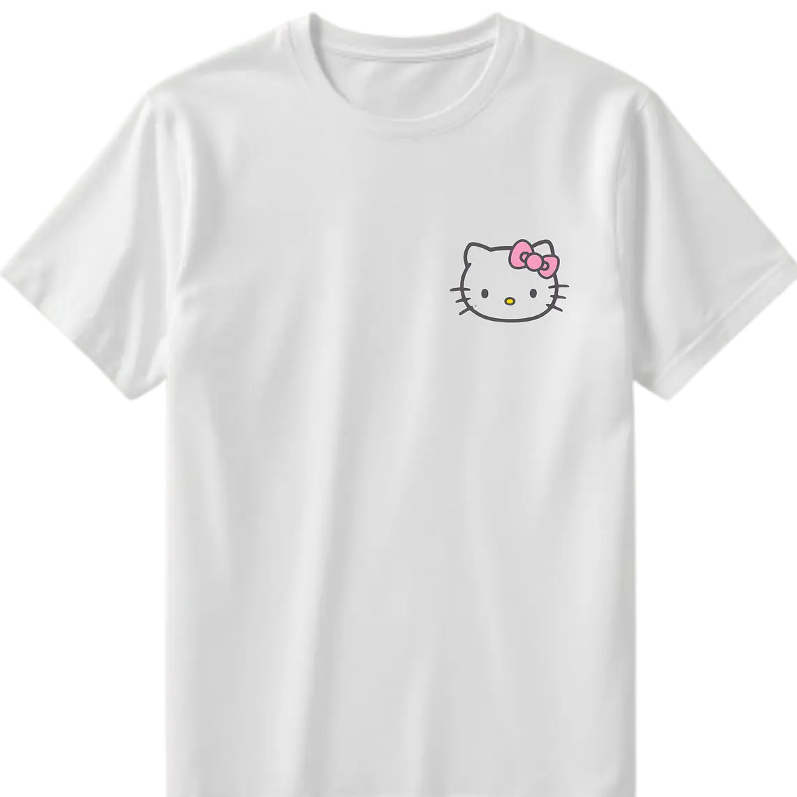 POLERA KITTY - BLANCO CLASSIC UNISEX 2