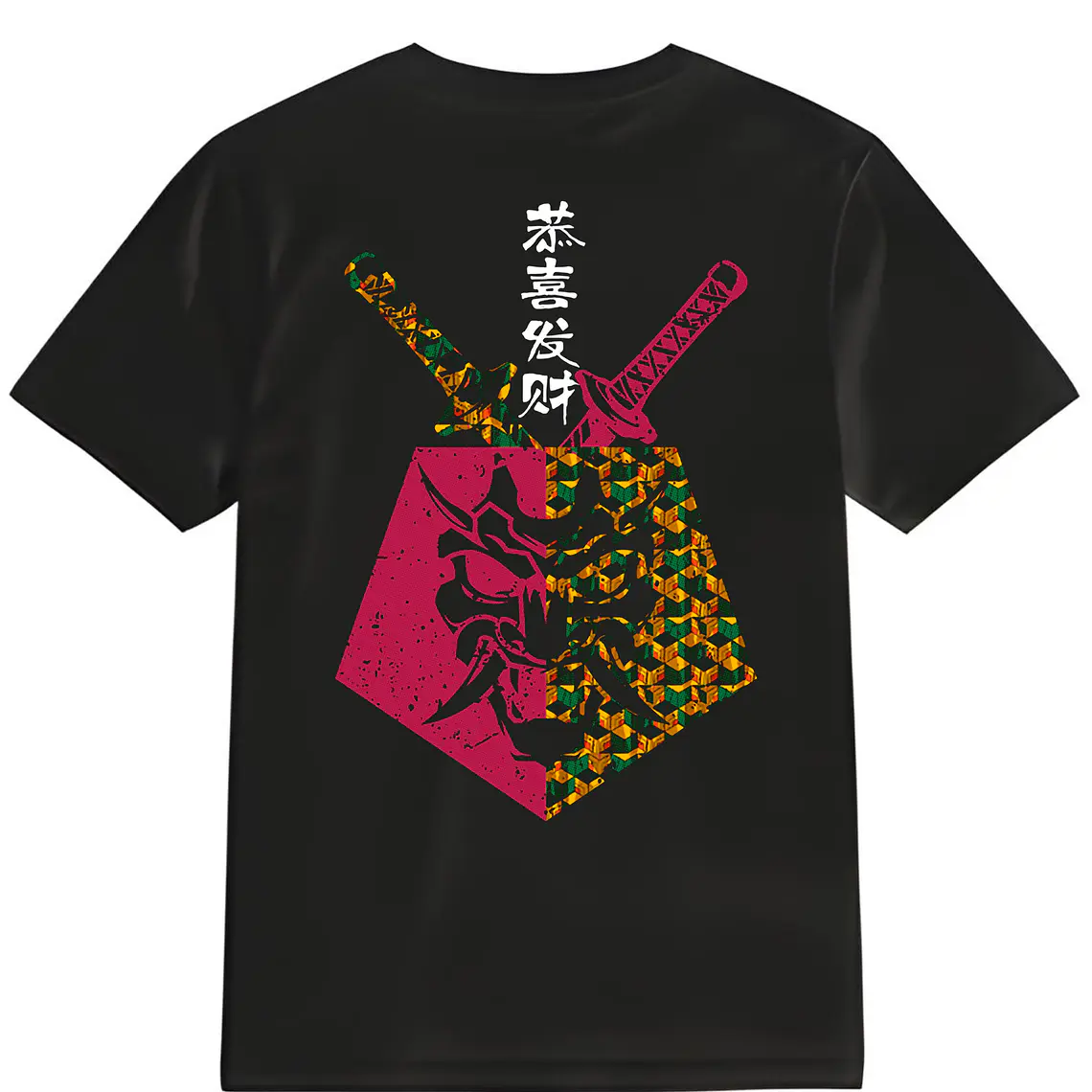 POLERA DEMON - NEGRO UNISEX 1