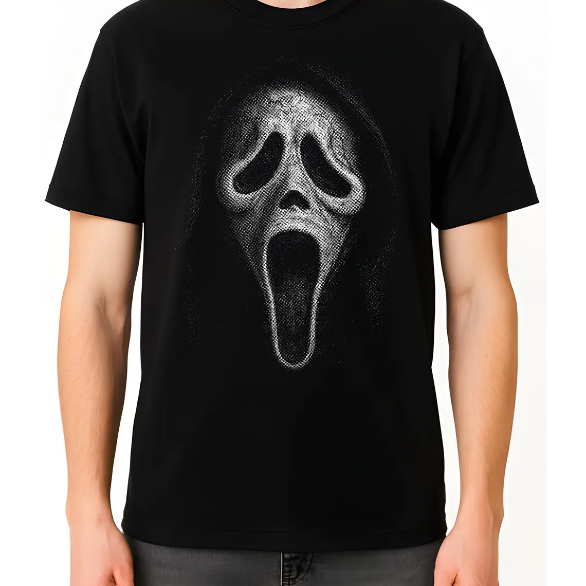 POLERA SCREAM - NEGRO UNISEX 2