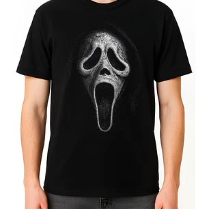 POLERA SCREAM - NEGRO UNISEX