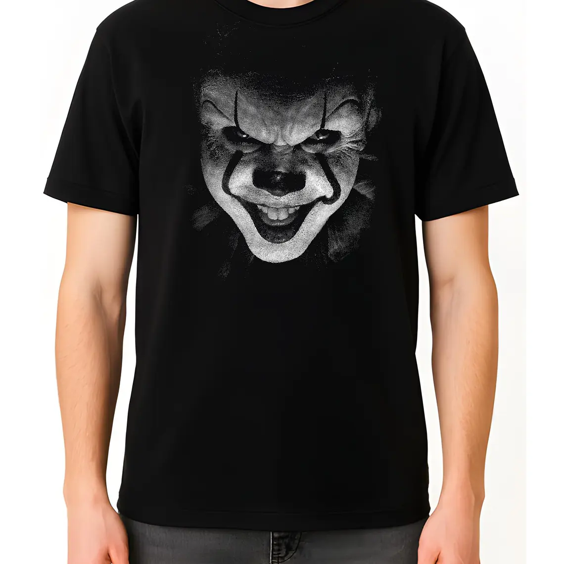 POLERA PAYASO - NEGRO UNISEX 2