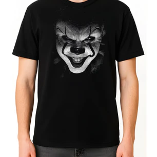 POLERA PAYASO - NEGRO UNISEX