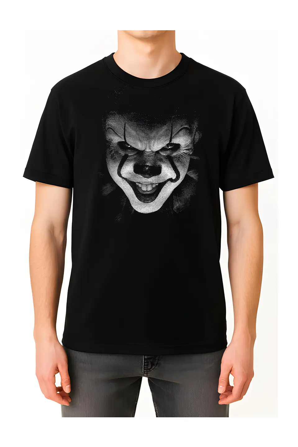 POLERA PAYASO - NEGRO UNISEX 2