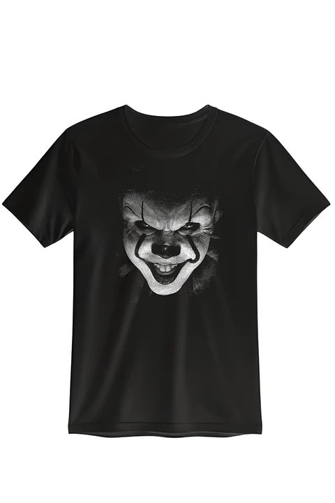 POLERA PAYASO - NEGRO UNISEX