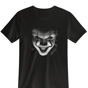 POLERA PAYASO - NEGRO UNISEX