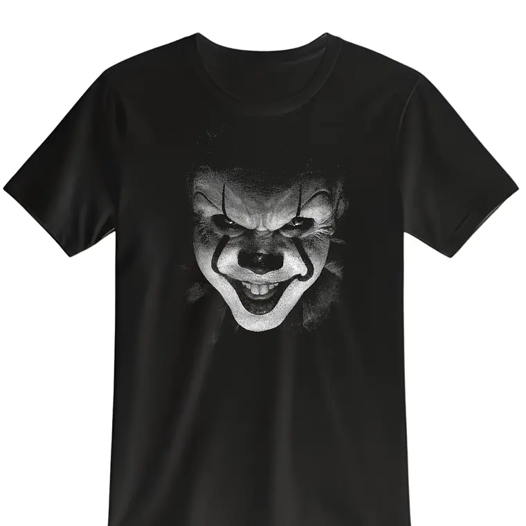 POLERA PAYASO - NEGRO UNISEX 1