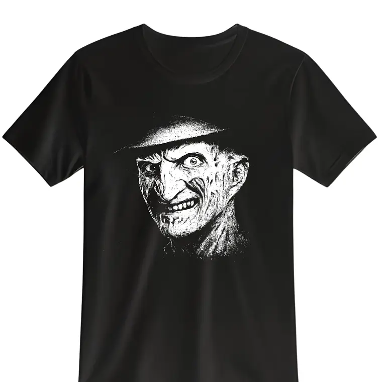 POLERA FREDDY - NEGRO UNISEX 1