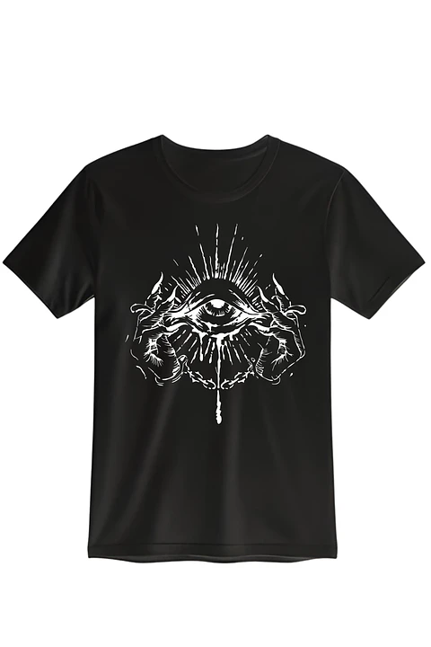POLERA EYE DARK - NEGRO UNISEX