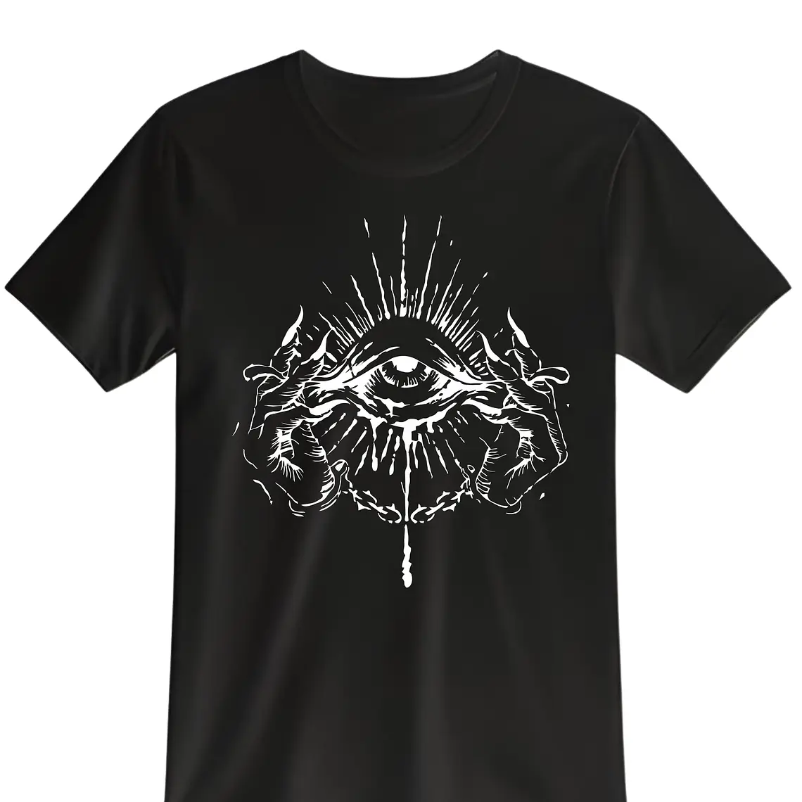 POLERA EYE DARK - NEGRO UNISEX 1