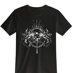 POLERA EYE DARK - NEGRO UNISEX